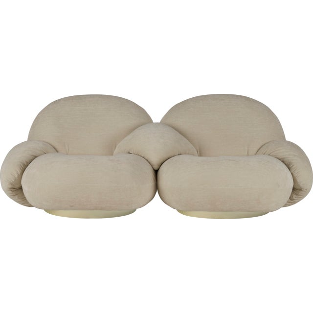 GUBI Pacha 2 Seater Sofa with Armrests, Including Middle Armrest - Fully Upholstered