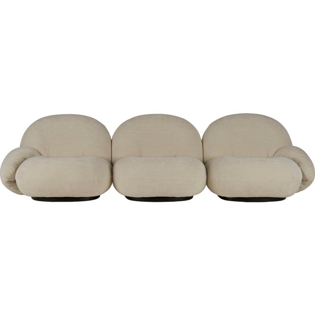 GUBI Pacha 3 Seater Sofa with Armrests - Fully Upholstered