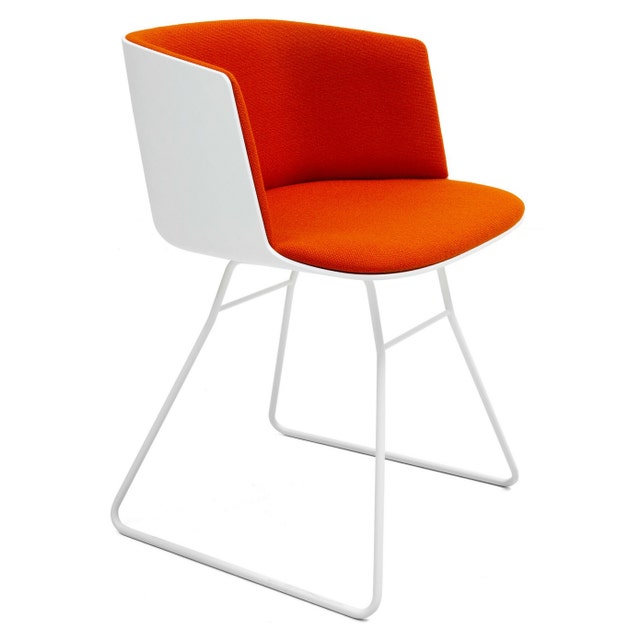 Lapalma Cut S139 Sled Base Armchair - Front Upholstered