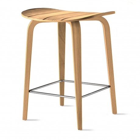 Cherner Under Counter Stool with Wood Base
