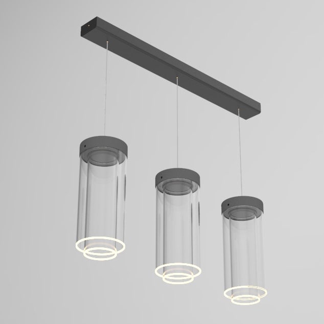 Resident Ghost Linear Cluster 3 Pendant Lamp