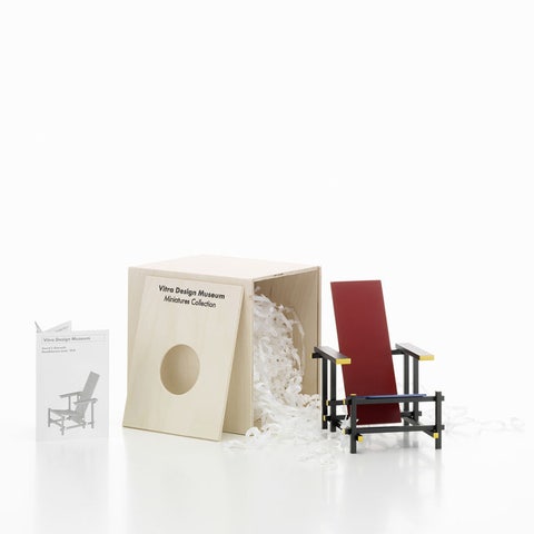 Vitra Miniatures Rood Blauwe Stool