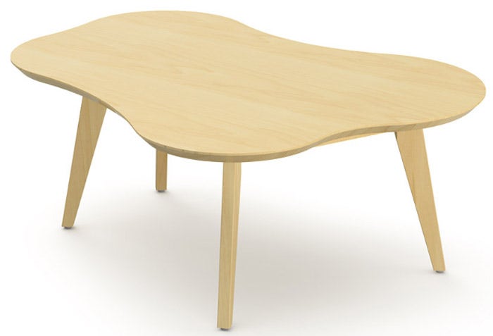 Knoll Jens Risom - Amoeba Shaped Coffee Table