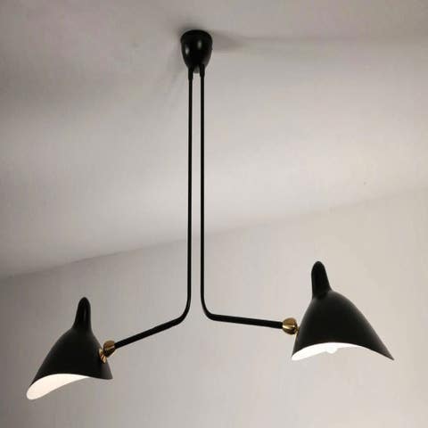 Serge Mouille Ceiling Lamp - 2 Still Arms
