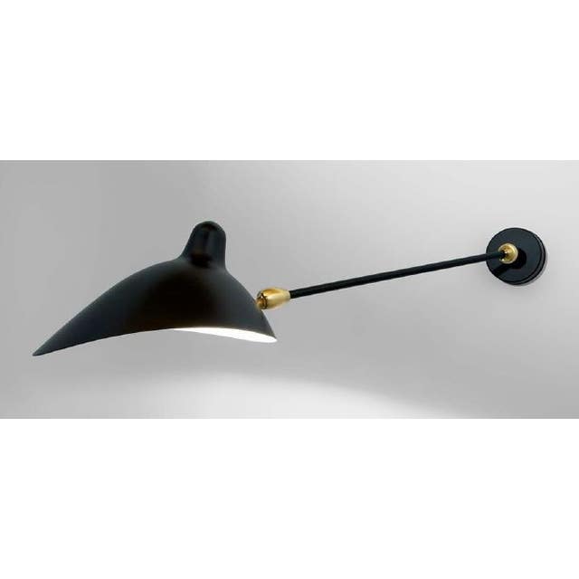 Serge Mouille Large Wall Lamp - 1 Arm, 2 Rotula