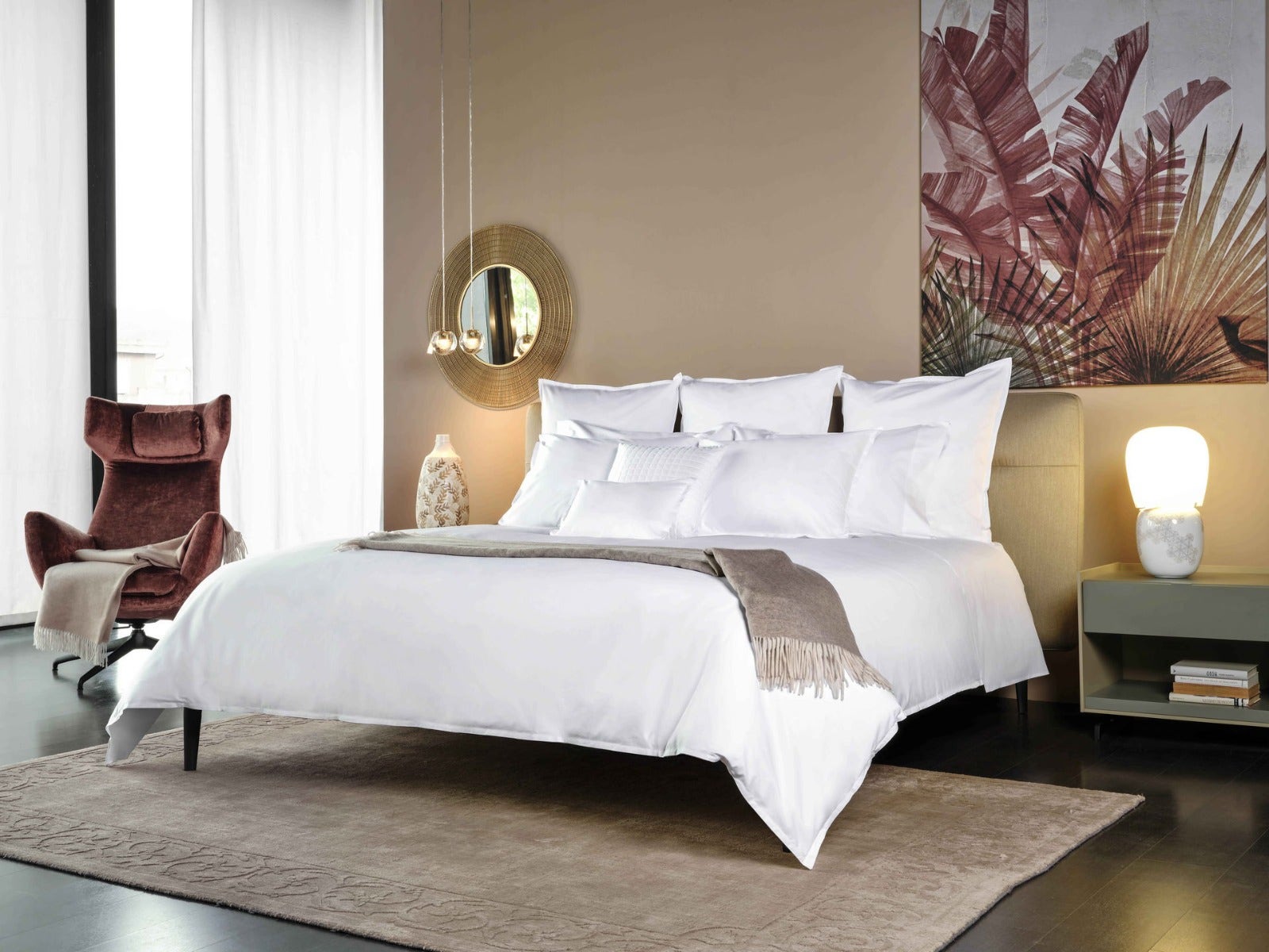 Signoria Lineare Sateen 600 TC Flat Sheet