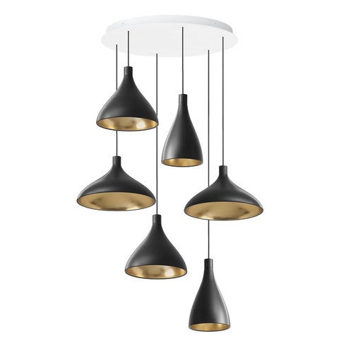 Pablo Swell 6 Pendant Chandelier