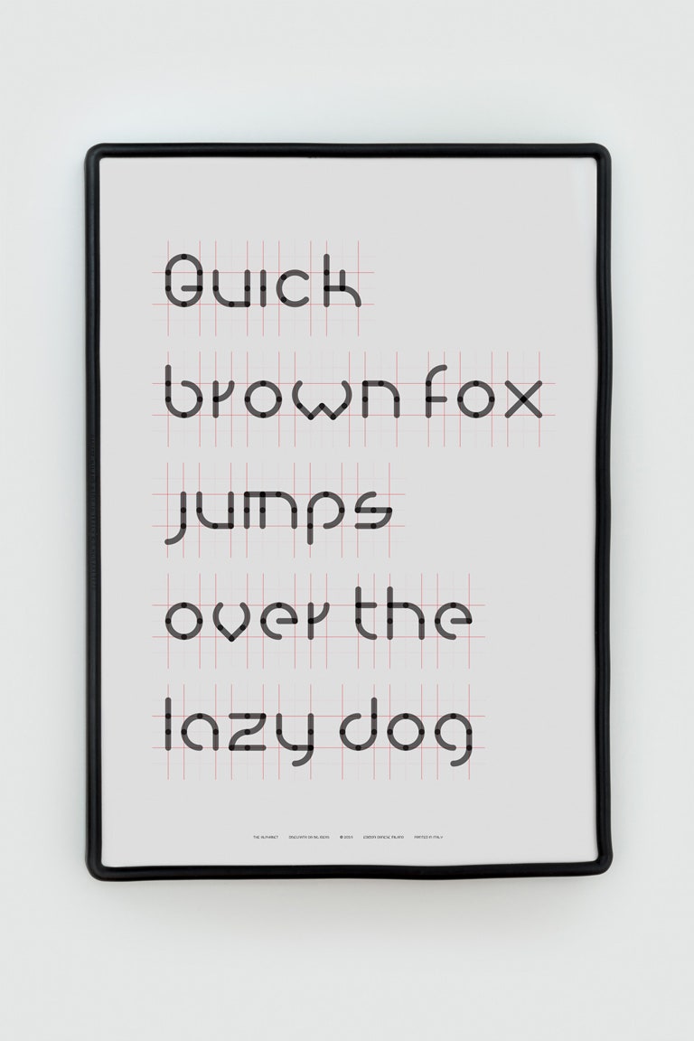 Danese Milano The Alphabet Silkscreen Art