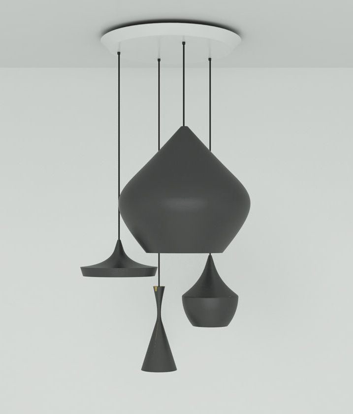 Tom Dixon Beat Range Round Pendant System