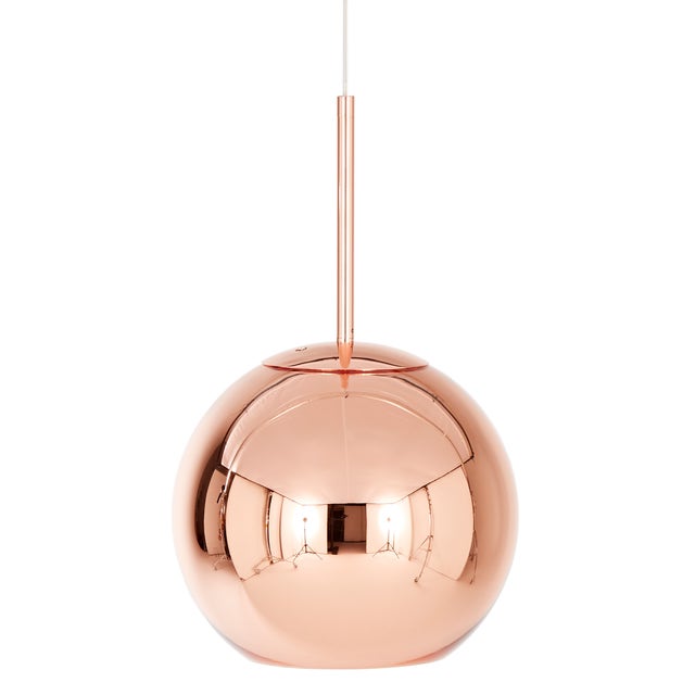 Tom Dixon Copper Round Pendant Lamp