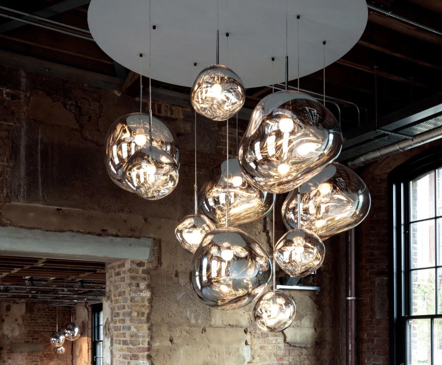 Tom Dixon  「OCTO」 RED 90'vintage Tom Dixon Melt Mega Pendant System