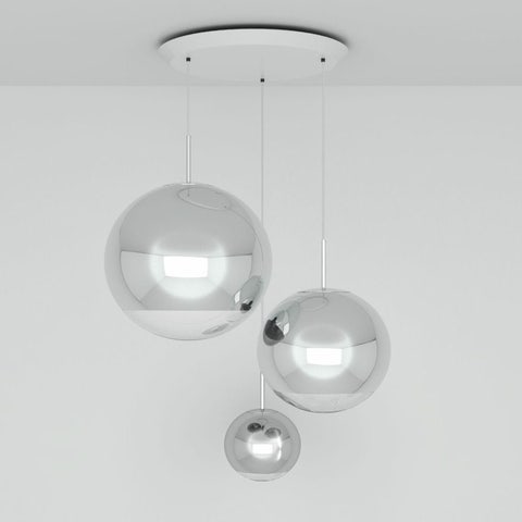Tom Dixon Mirror Ball Range Round Pendant System