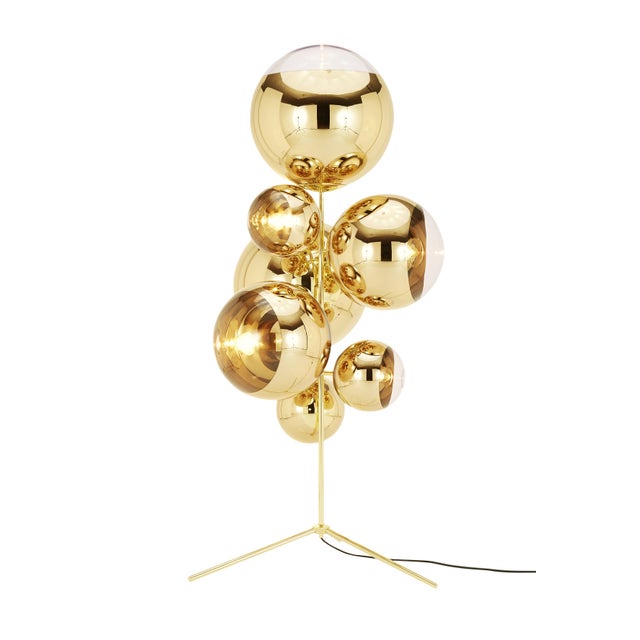 Tom Dixon Mirror Ball Floor Chandelier