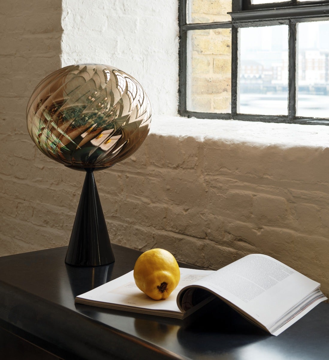 Tom Dixon Whirl Cone Fat Table Lamp