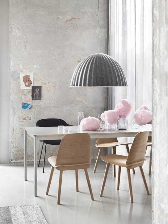Muuto Under The Bell Pendant Lamp Large Grey Muuto Under The Bell Pendant Lamp Large Grey