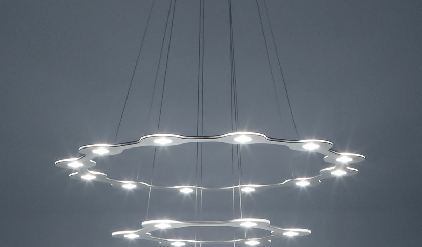 Lumen Center Italia Flat Saturn 2 Suspension Lamp