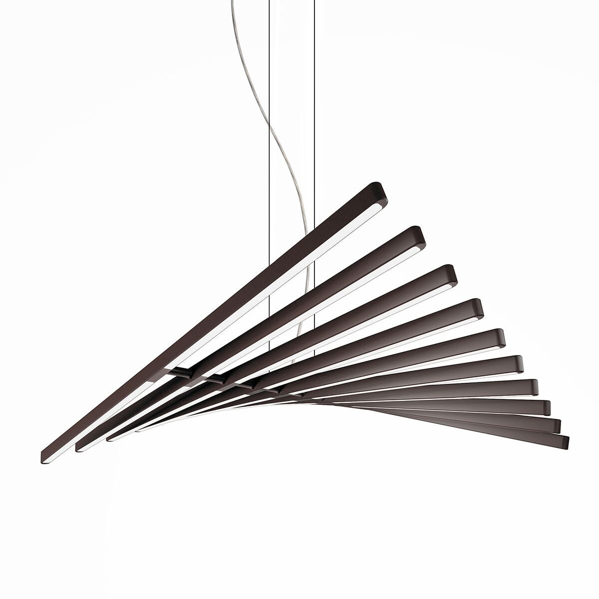 Vibia Rhythm 2110 10-Strip Horizontal Down Pendant Lamp