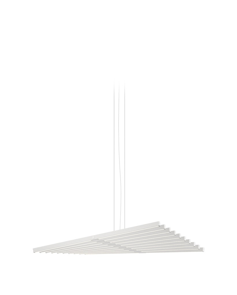 Vibia Rhythm 2120 10-Strip Horizontal Down Pendant Lamp