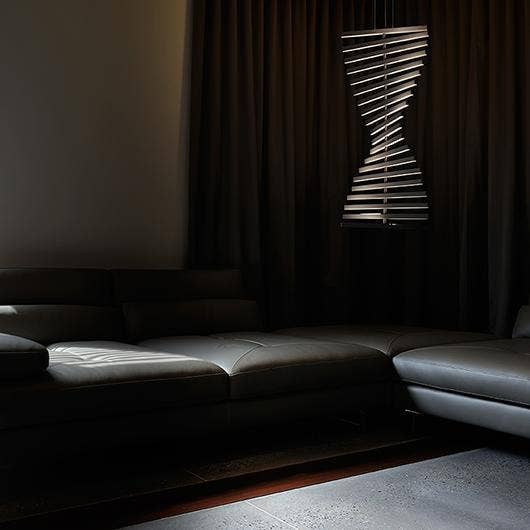 Vibia Rhythm 2141 20-Strip Vertical Up Pendant Lamp