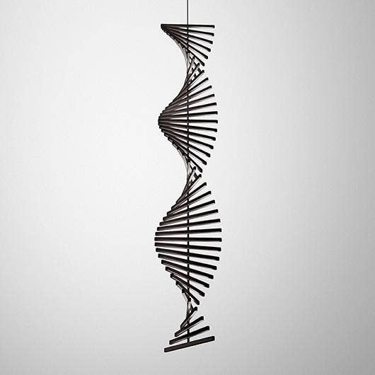 Vibia Rhythm 2143 40-Strip Vertical Up Pendant Lamp