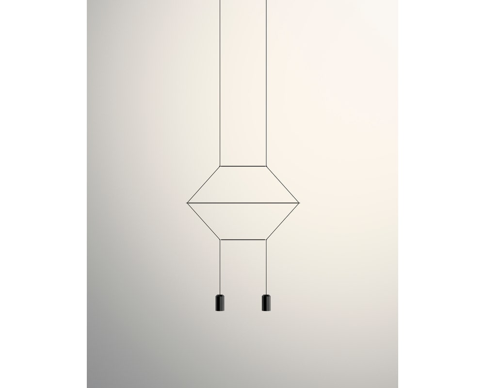 Vibia Wireflow Lineal 0320 2-Light Pendant Lamp