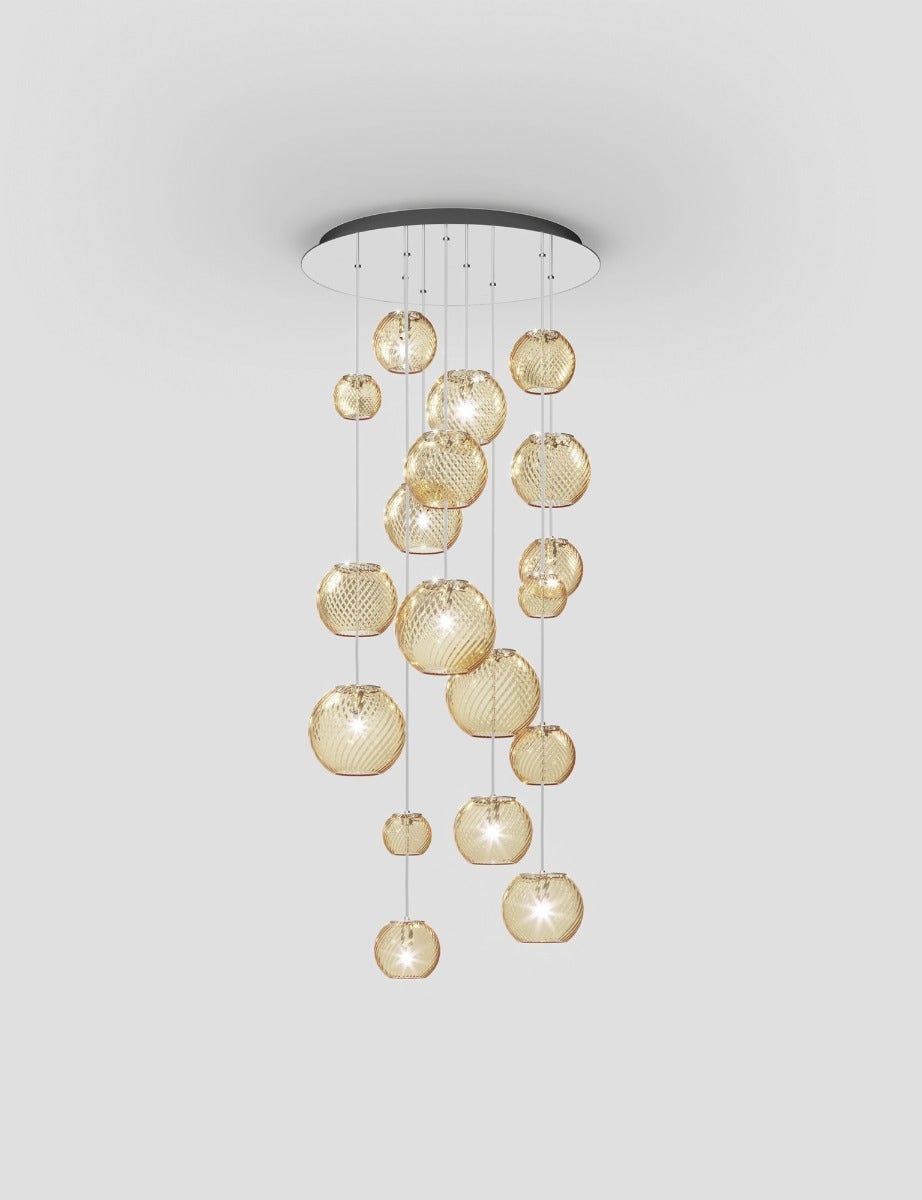 Vistosi Oto Rain Circle Suspension Lamp
