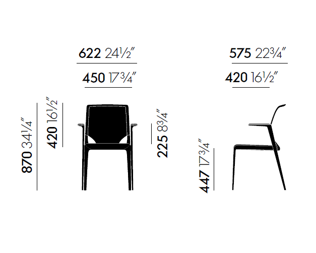 Vitra MedaSlim Chair