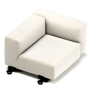 Vitra Soft Modular Sofa - Side Element, Right
