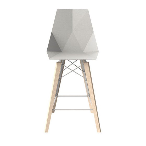 Vondom Faz Bar Stool - Wood Leg (Priced Each, Sold in Sets of 4)