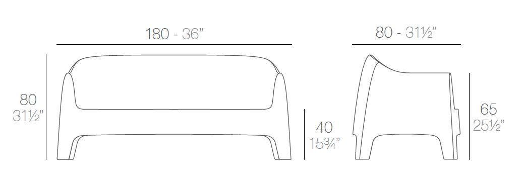 Vondom Solid Sofa - Thumbnail 3
