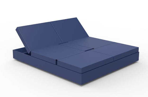 Vondom Vela Daybed with Four Reclining Backrest