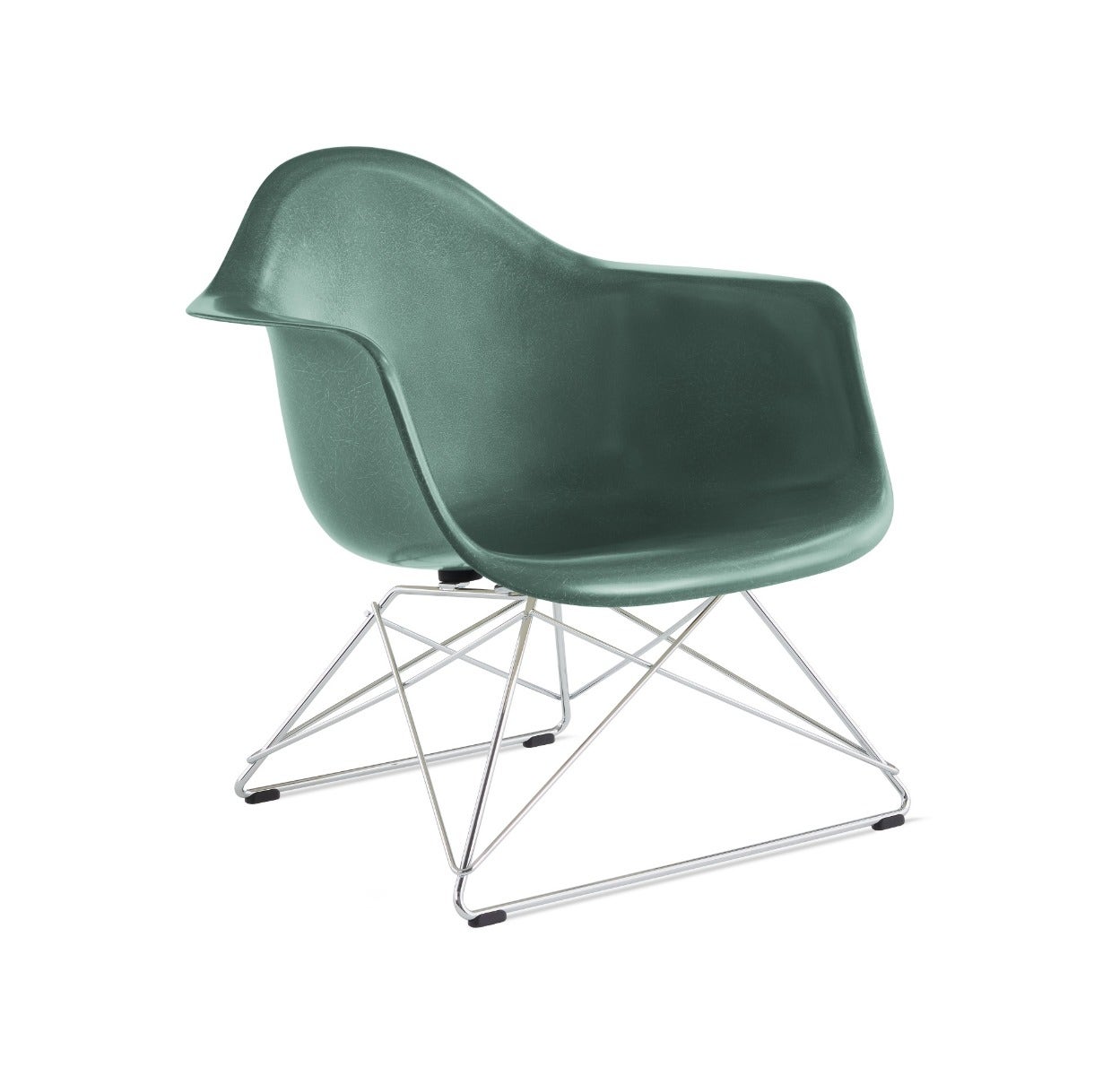 Herman Miller Eames Molded Fiberglass Armchair - Low Wire Base (On