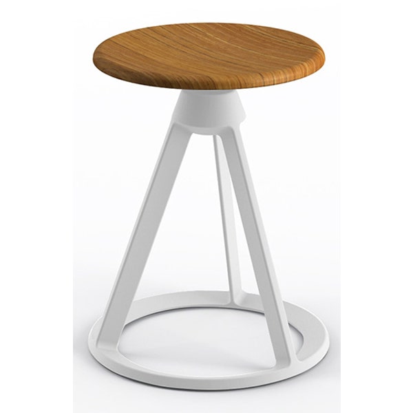 Knoll Barber Osgerby Pitonâ„¢ Fixed Height Stool, Outdoor