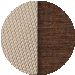 Bronze Metallic + Semi Gloss Ivory Cream Linen