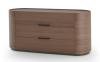 Walnut (Canaletto) Structure, Titanium Glossy Plinth and Brown (Moro) Hard Leather Handle