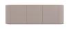 Medium Beige (Ecrù) Matt Laquered and Bronzo Metallized Glass Top