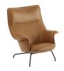 Refine Leather Cognac / Anthracite Black