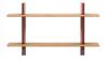Japanese Red / Natural Solid Oak