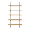 5 shelves