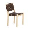 Natural Lacquered, Black / Brown Webbing