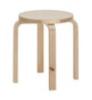 Natural Wild Birch Lacquered Legs, Birch Veneer Seat
