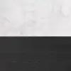 Carrara Marble / Black on Ash