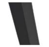 Black Stained Oak Semi Matt Lacquered