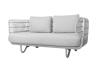 White Frame with White Cushions