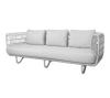 White Frame with White Cushions