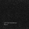 Black Cotton Webbing