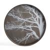 Tree Tray Varnished Wood White