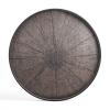 Slice Tray Varnished Wood Black