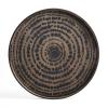 Beads Tray Varnished Wood Black
