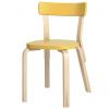 Natural Lacquered Legs, Yellow Seat and Back